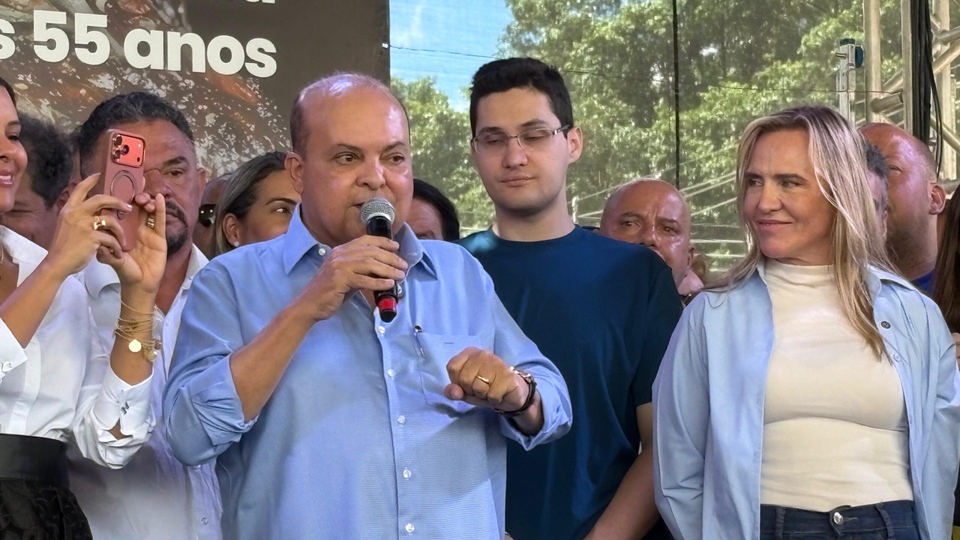 Festa de Ceilândia marca último evento de Ibaneis no GDF