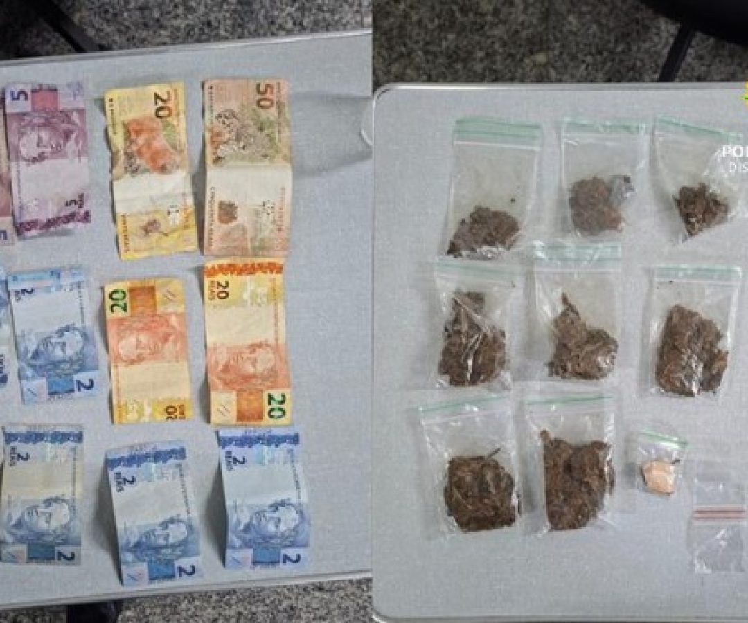 Homem é preso por tráfico e outro detido por porte de drogas no Recanto das Emas