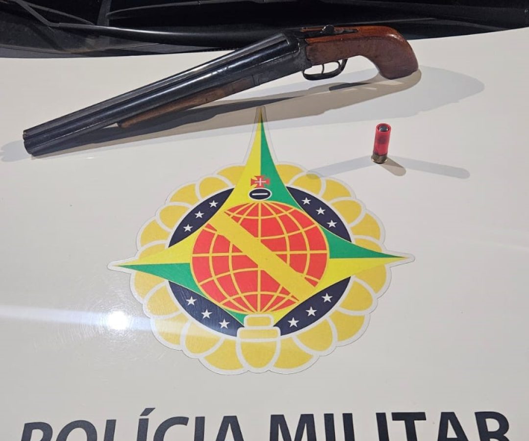 Dupla é presa por invasão de casas e porte ilegal de arma em Taguatinga