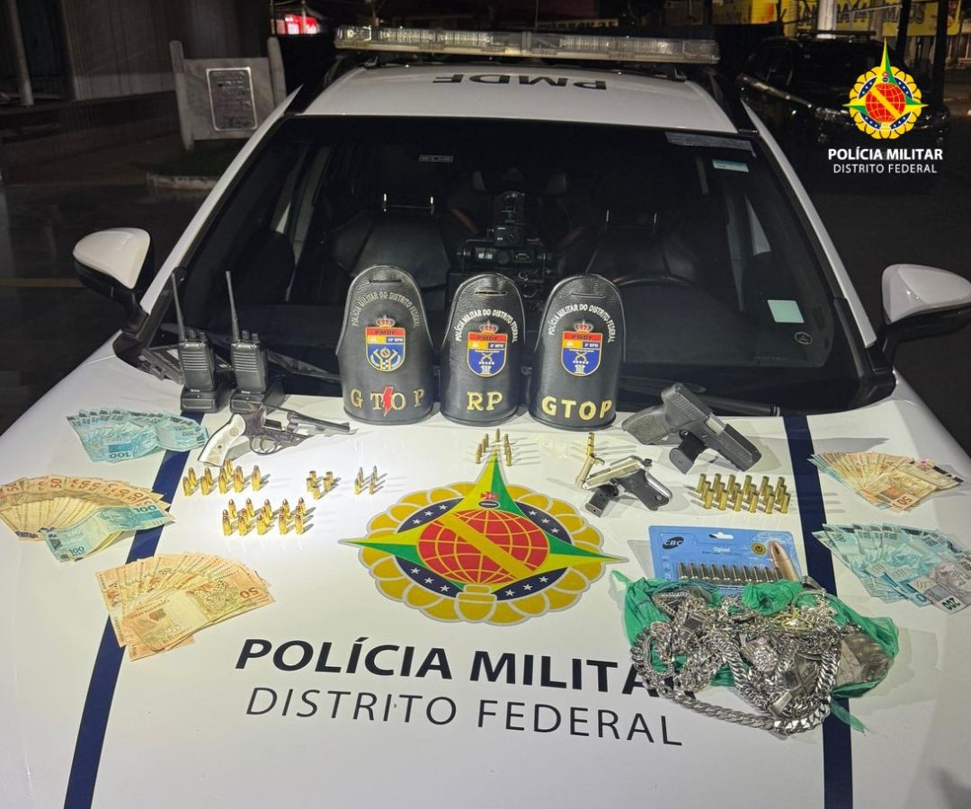 Homem é preso após atirar contra motoristas de aplicativo e ameaçar policiais em Ceilândia