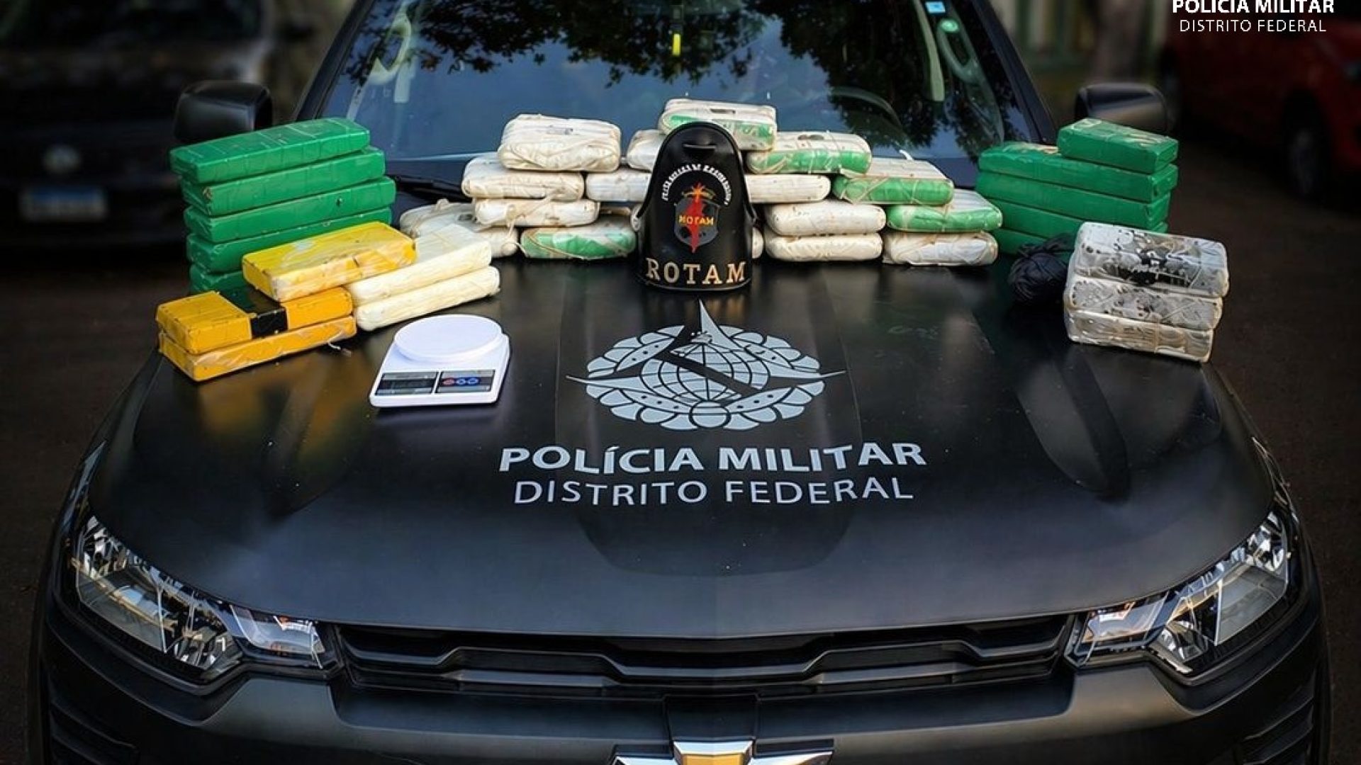 ROTAM prende quatro homens e apreende carga milionária de drogas em Ceilândia