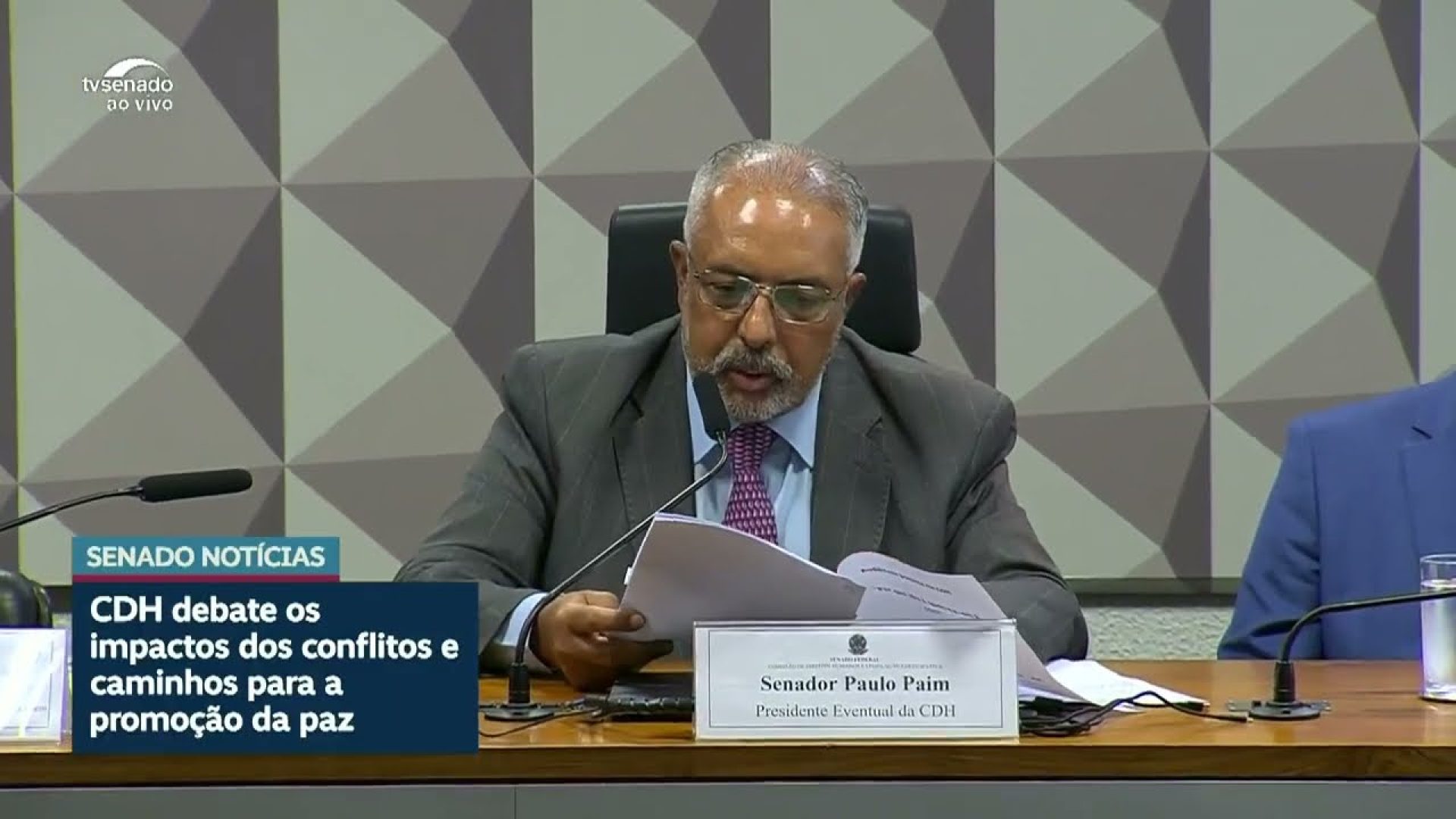 Vídeo: Debate na CDH reforça importância de ações concretas para manutenção da paz