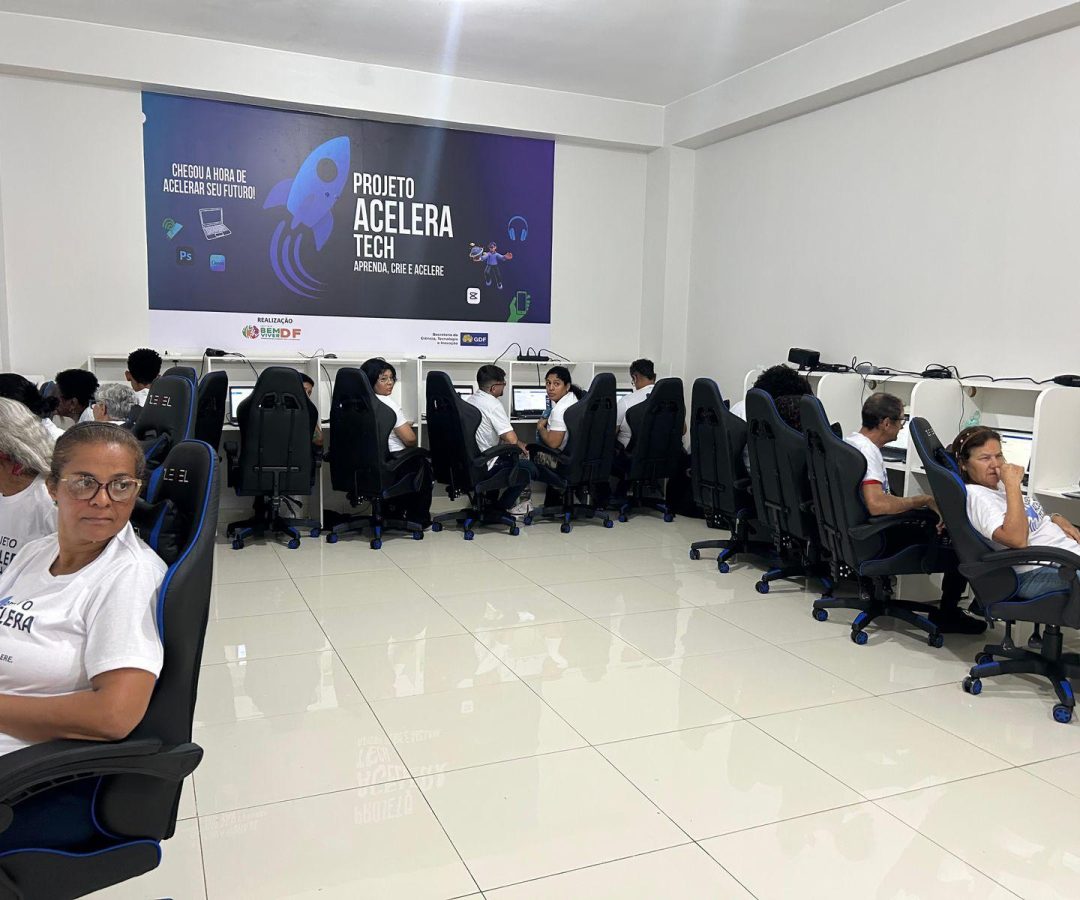Projeto Acelera Tech abre 1.040 vagas gratuitas em cursos de tecnologia no DF