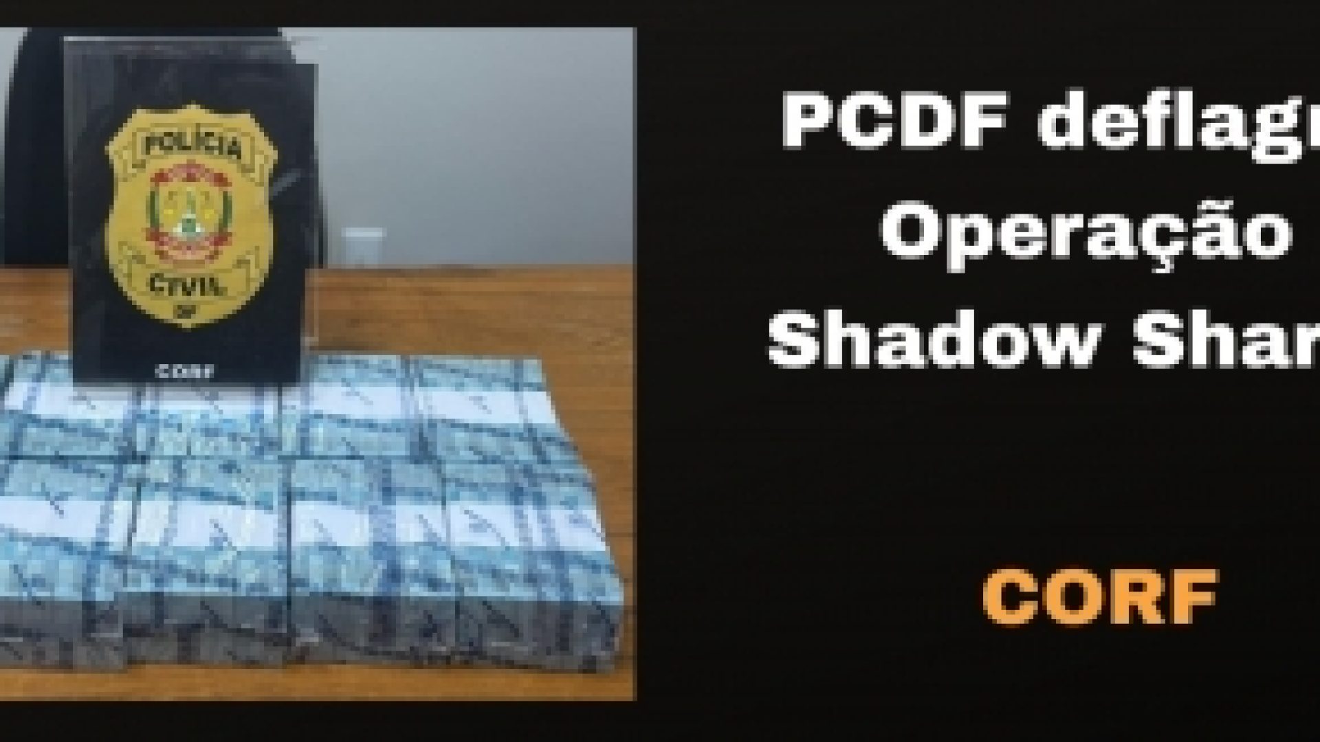 PCDF deflagra Operação Shadow Shark e prende indivíduo por lavagem de dinheiro
