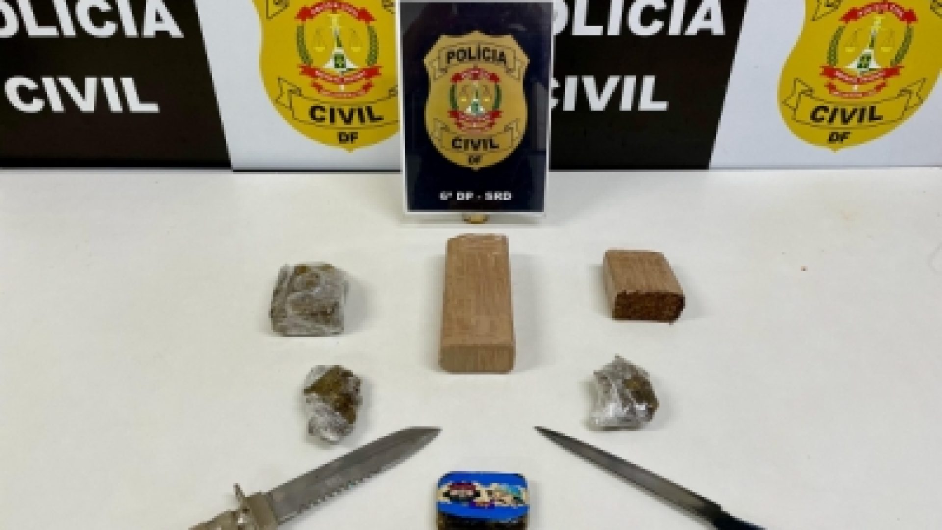 PCDF prende suspeitos de tráfico interestadual