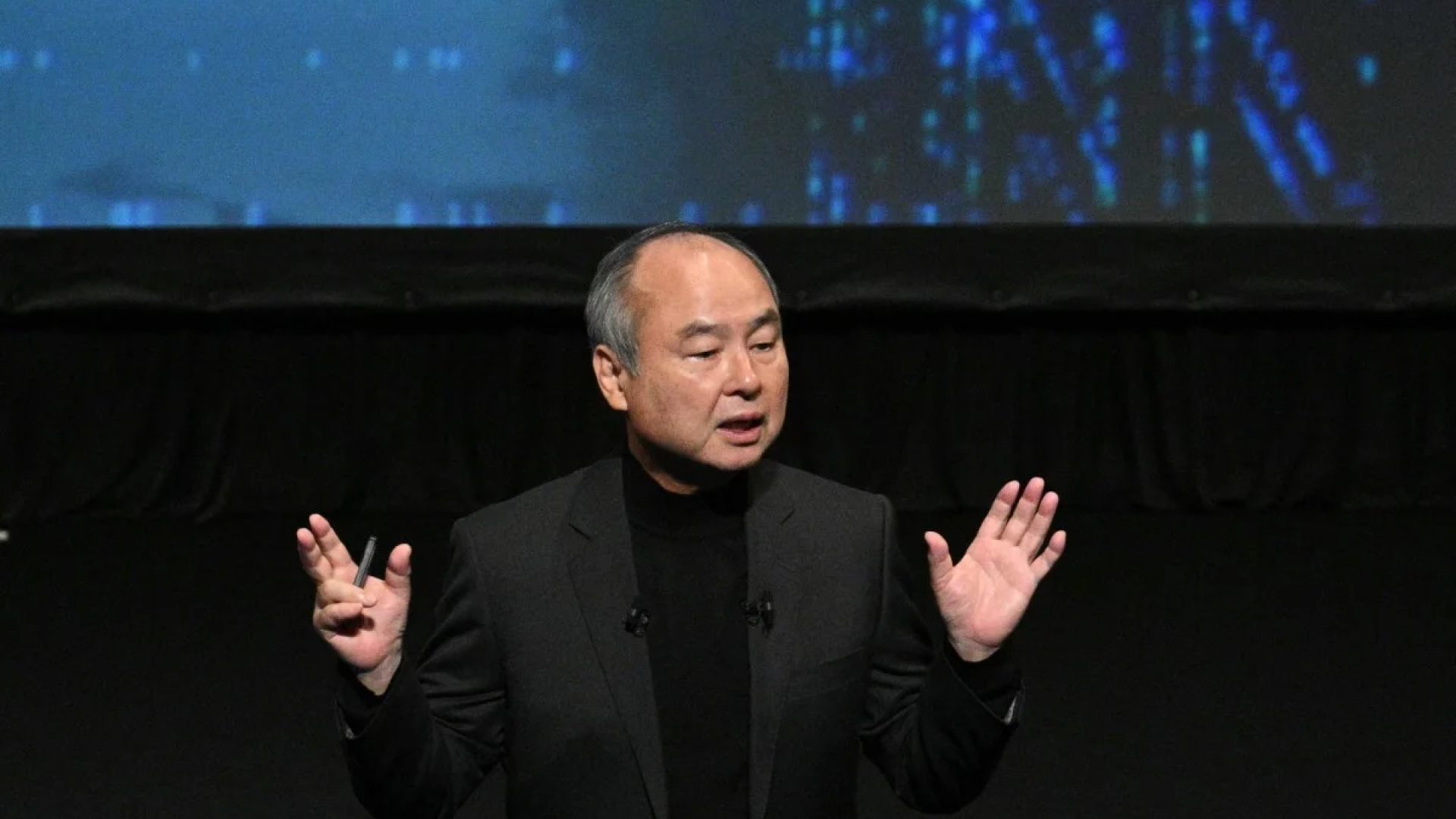 Fundador e presidente-executivo do SoftBank, Masayoshi Son,