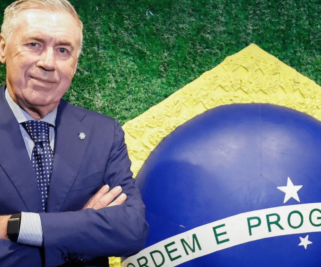 CBF anuncia ampliação de contrato com técnico Carlo Ancelotti