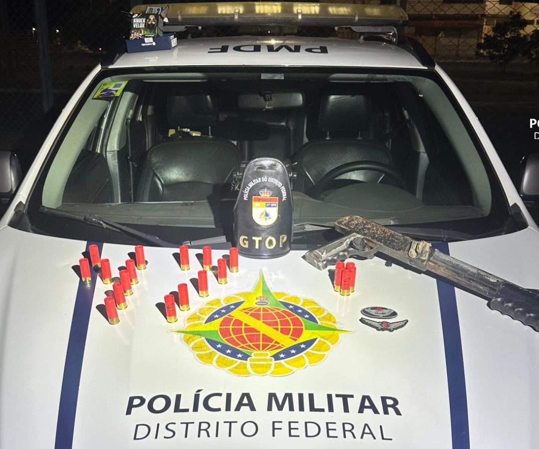 Homem é preso por posse ilegal de arma de fogo no Recanto das Emas