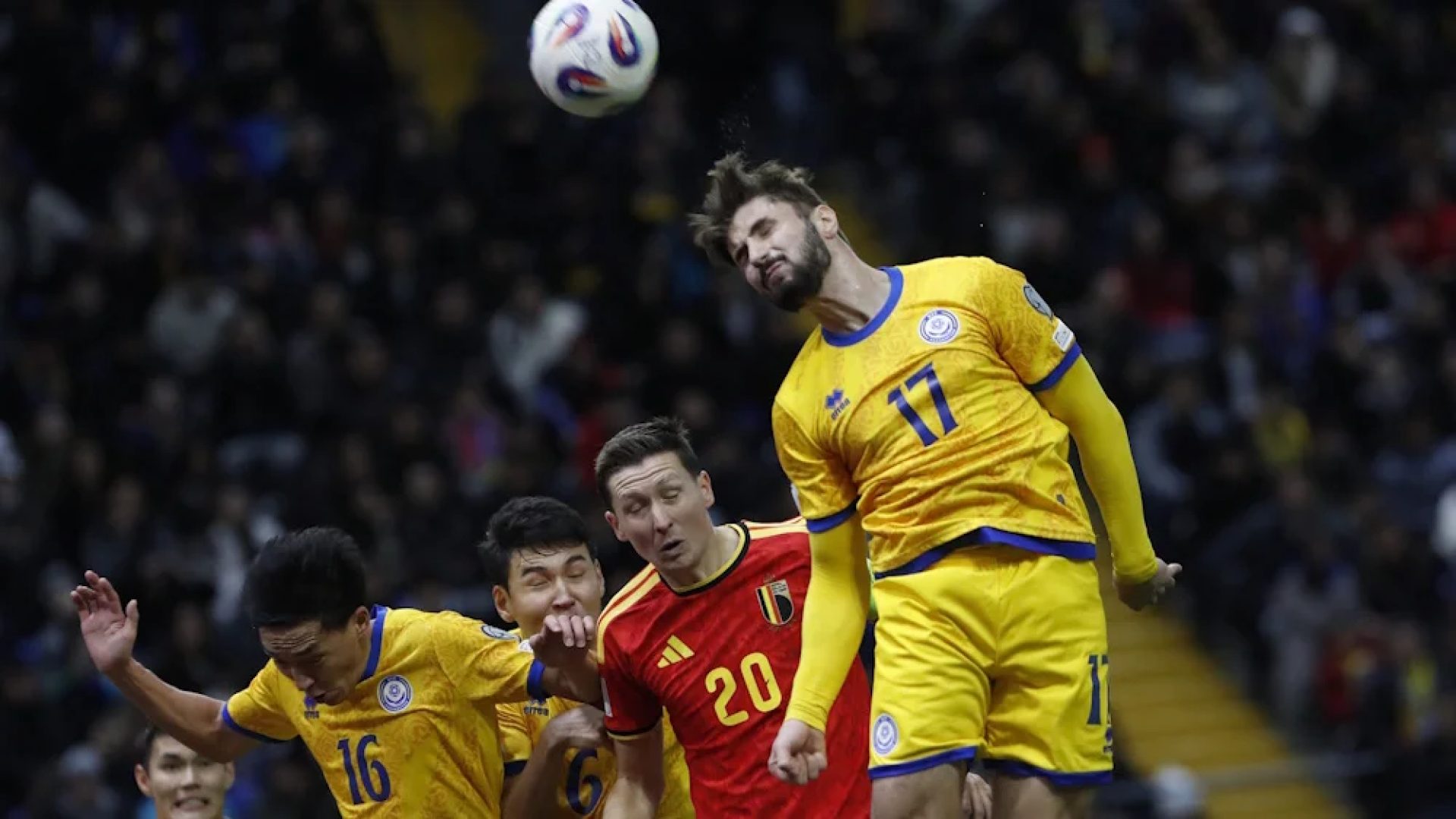 Bélgica para na defesa do Cazaquistão e adia a classificação para a Copa