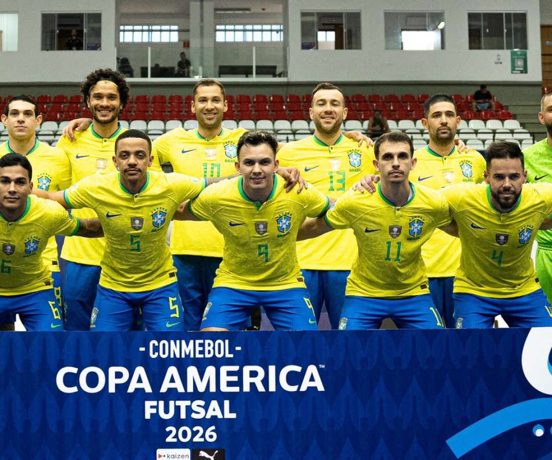 Brasil enfrenta Peru para avançar à final da Copa América de futsal