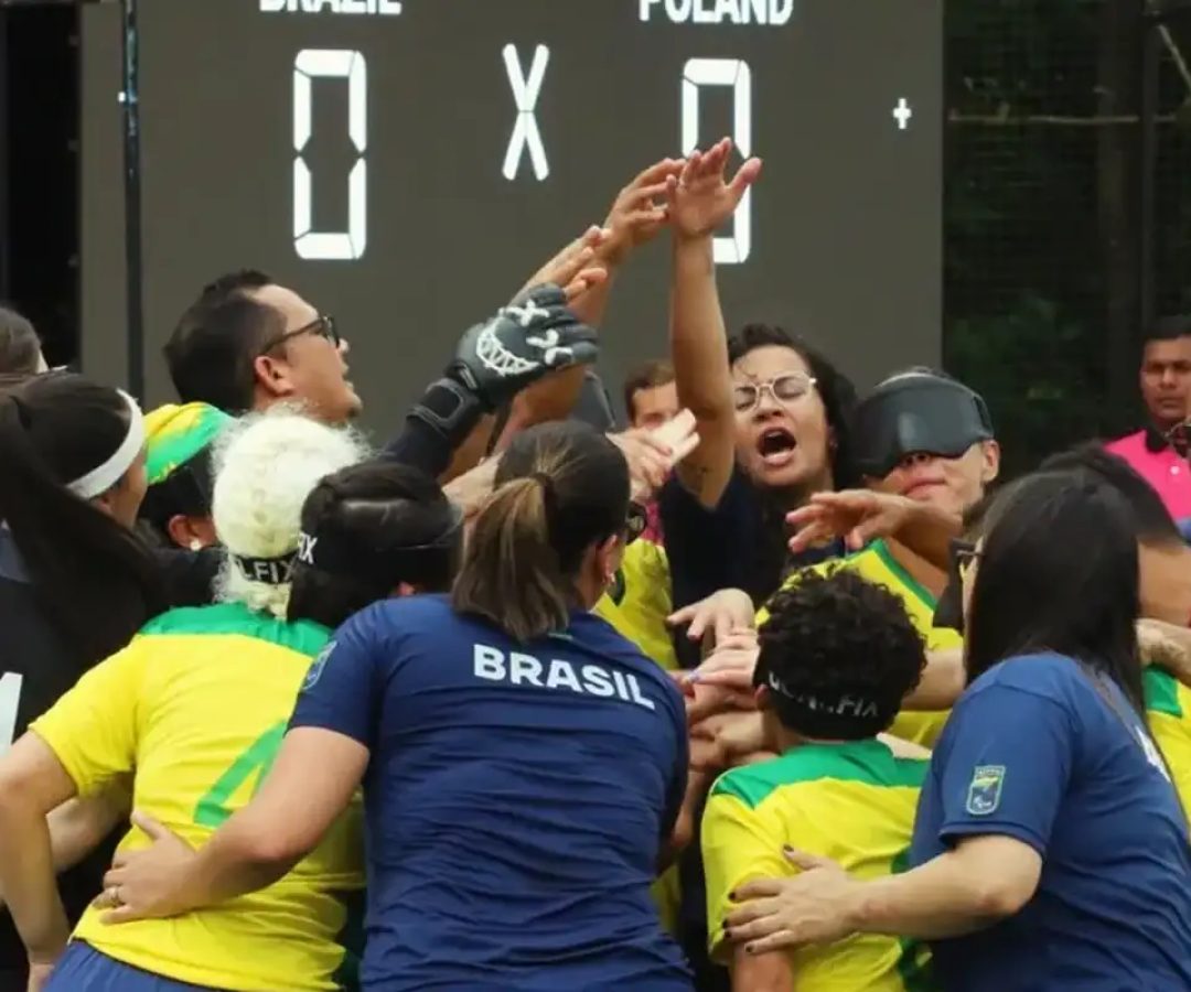 Estreante, Brasil avança às semifinais do Mundial de cegas na Índia