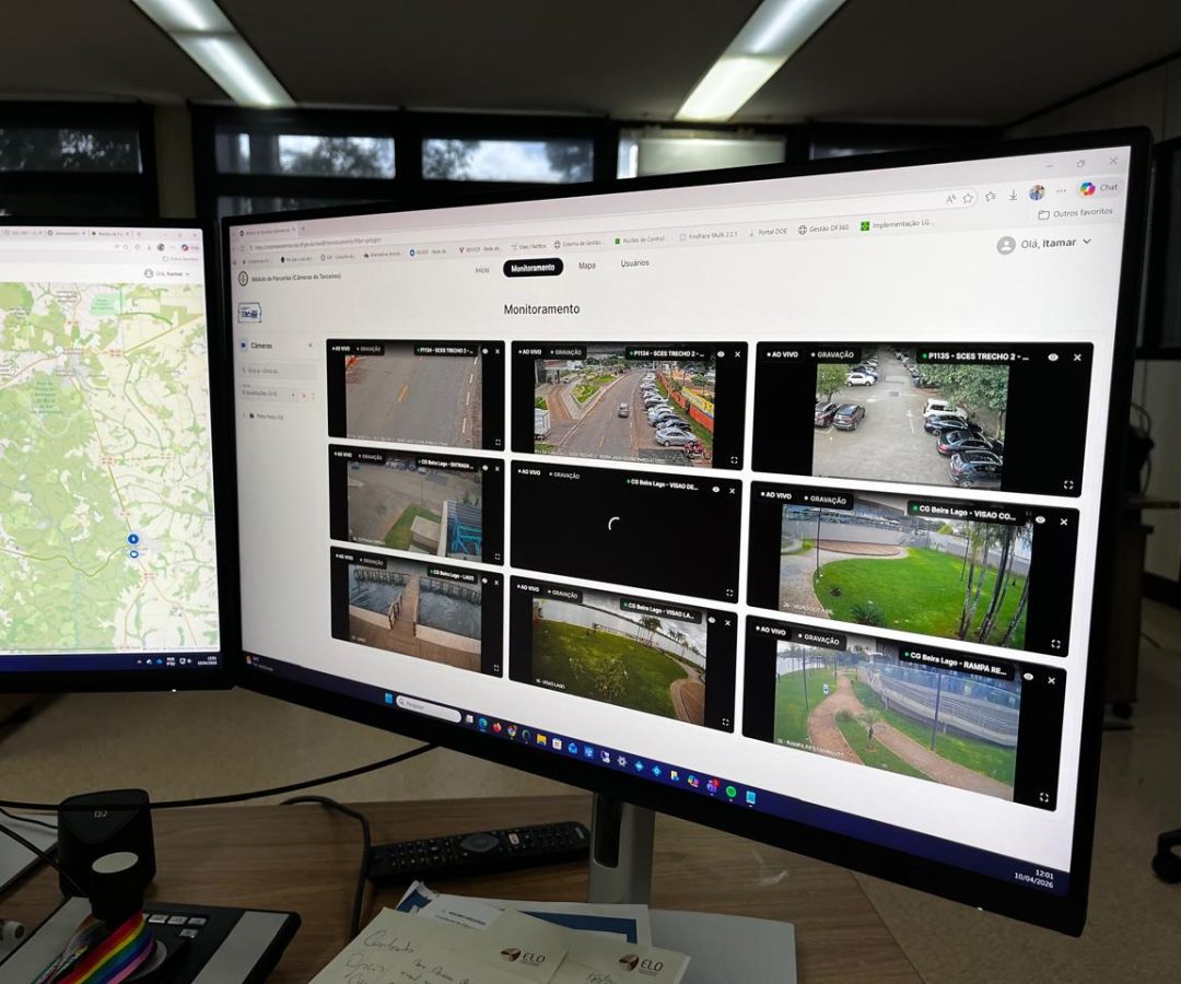 DF 360 integra 201 câmeras privadas ao videomonitoramento