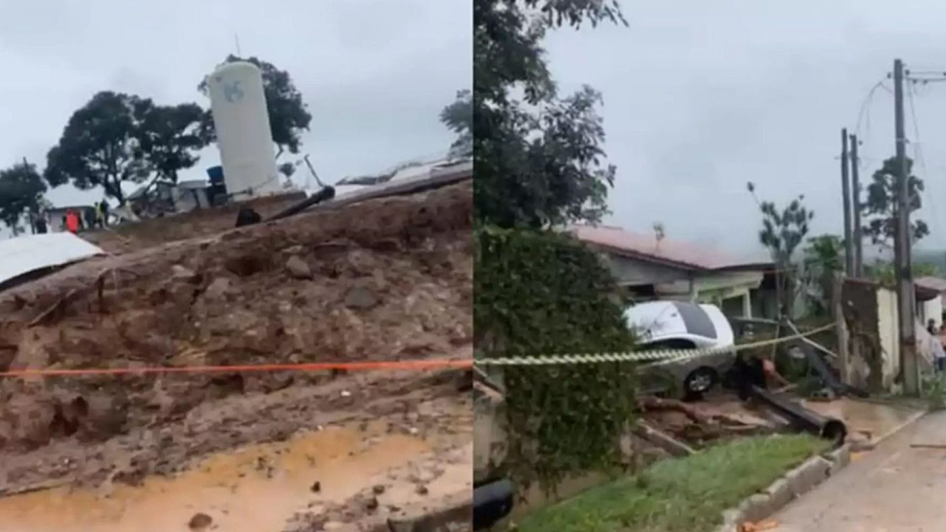 Rompimento de reservatório da Sabesp provoca uma morte em Mairiporã
