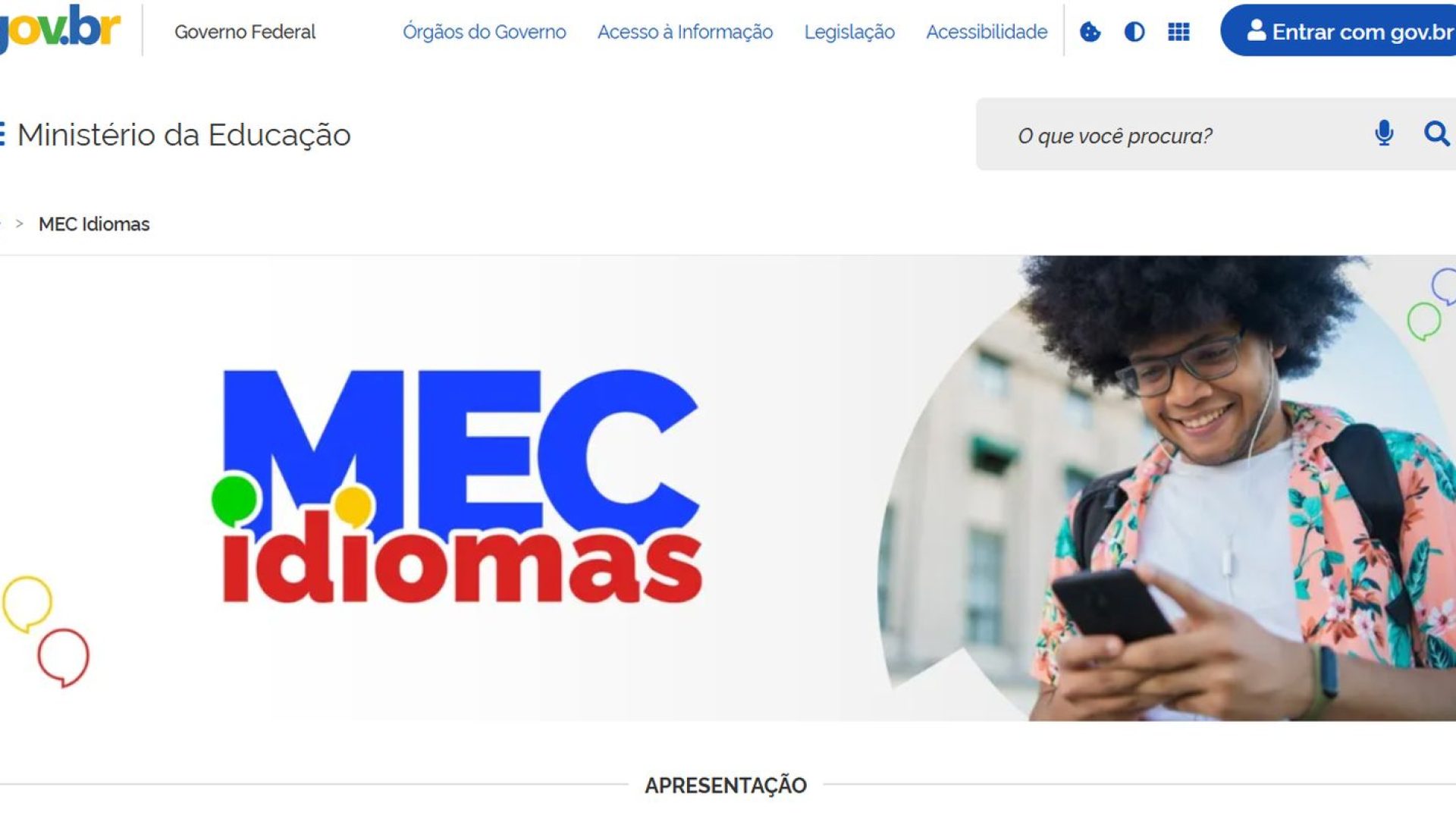 MEC Idiomas: nova plataforma oferta inglês e espanhol gratuitamente