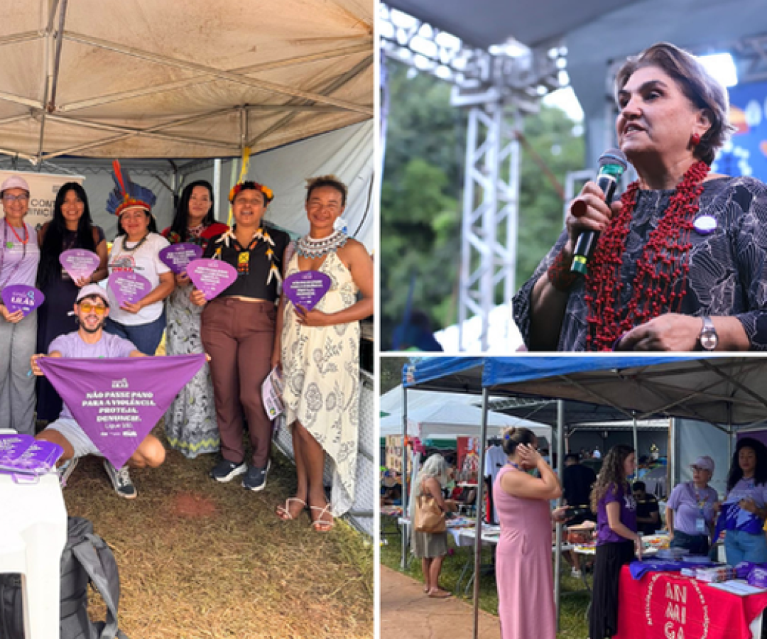 Ministério das Mulheres reforça apoio a indígenas no Acampamento Terra Livre 2026