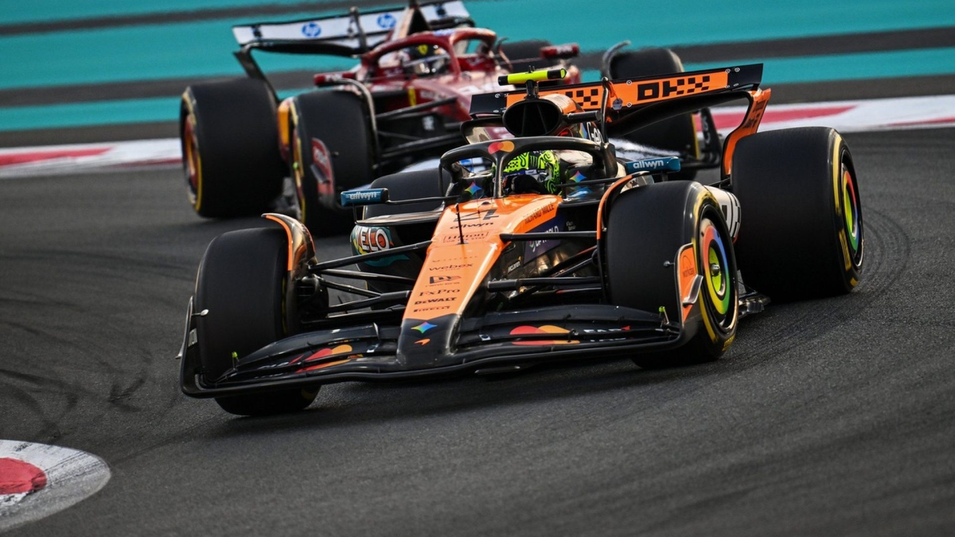 Leclerc 'irritou' Norris durante GP de Abu Dhabi