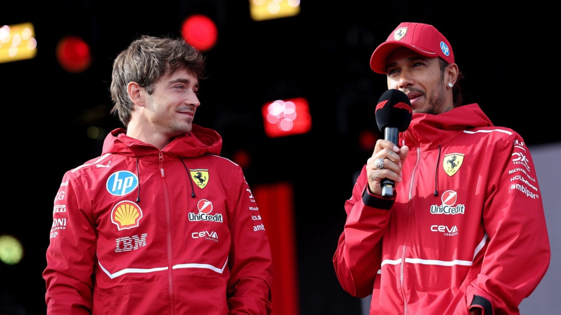 Hamilton e Leclerc 'respondem' presidente da Ferrari