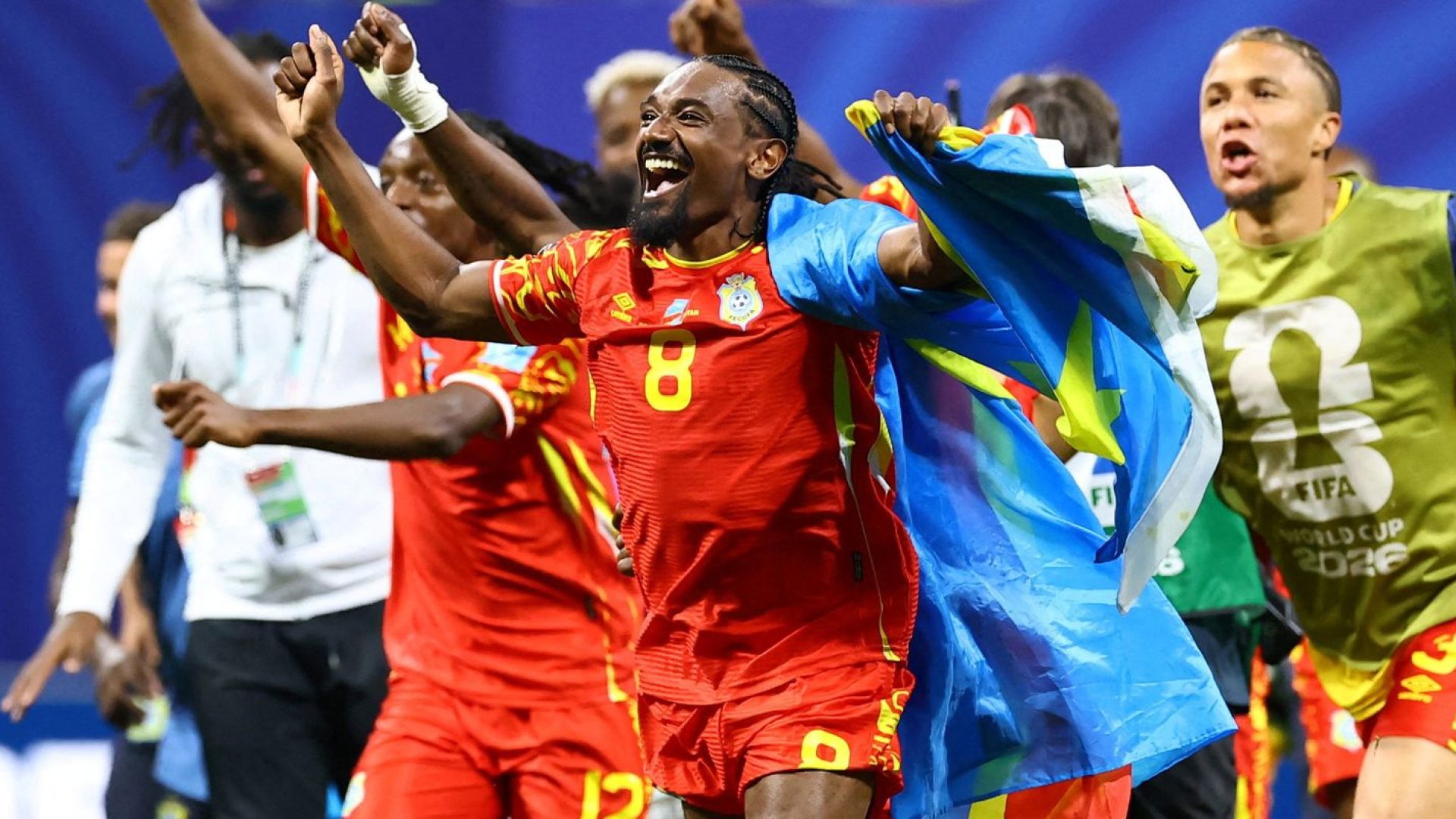 Congo vence de virada e segue na Copa, assim como Colômbia e Portugal