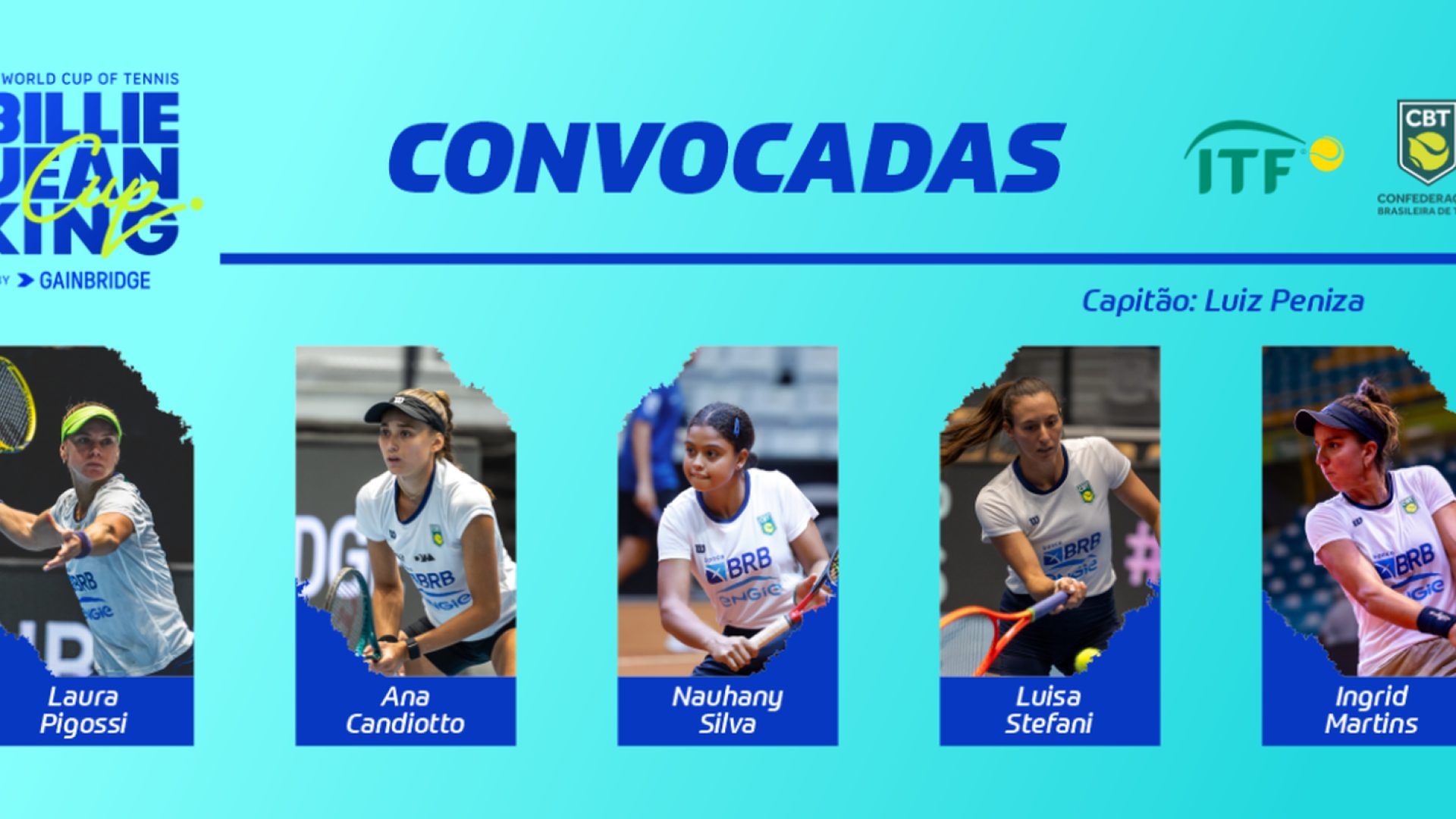 Tênis: seleção é convocada para playoffs da Billie Jean King Cup