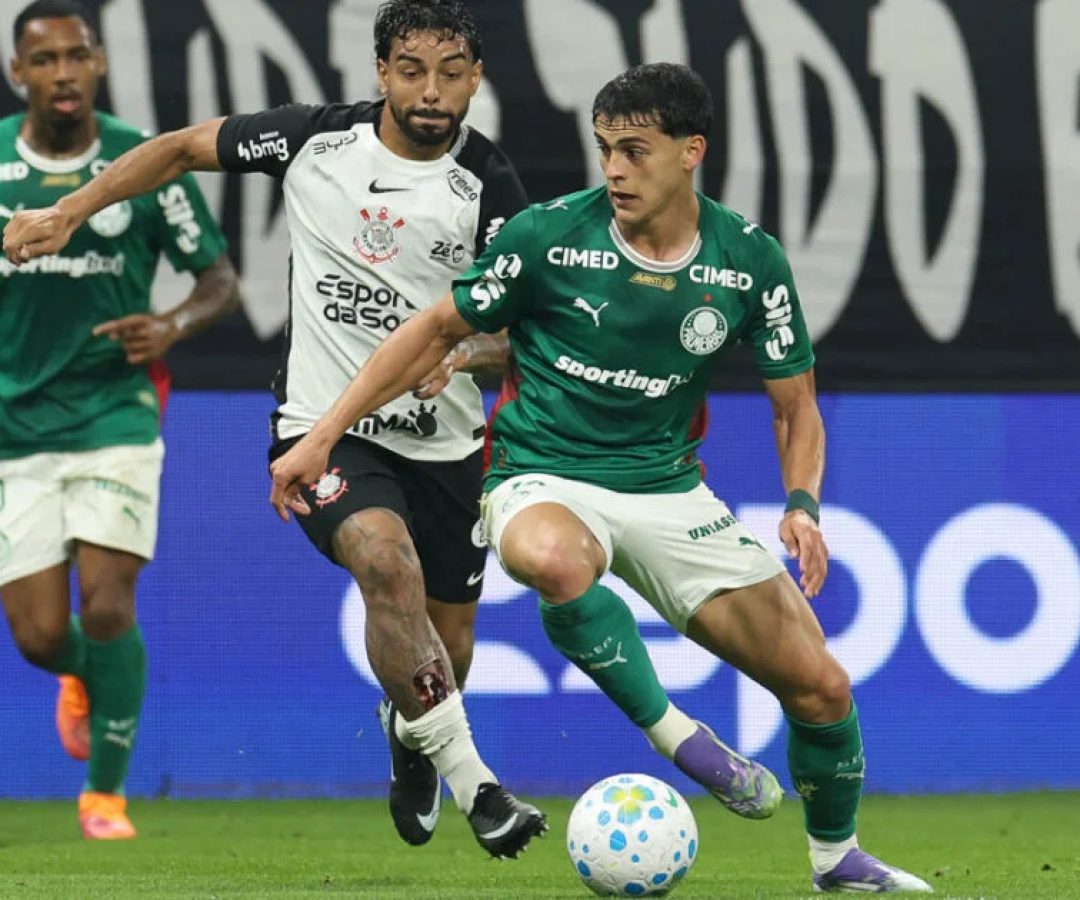 Corinthians e Palmeiras jogam pouco futebol e ficam no empate por 0 a 0