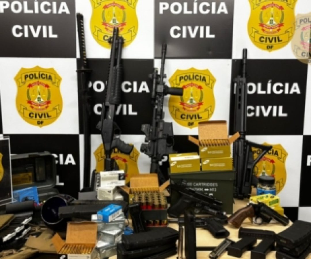 PCDF deflagra Operação Desarme e apreende arsenal na Asa Norte