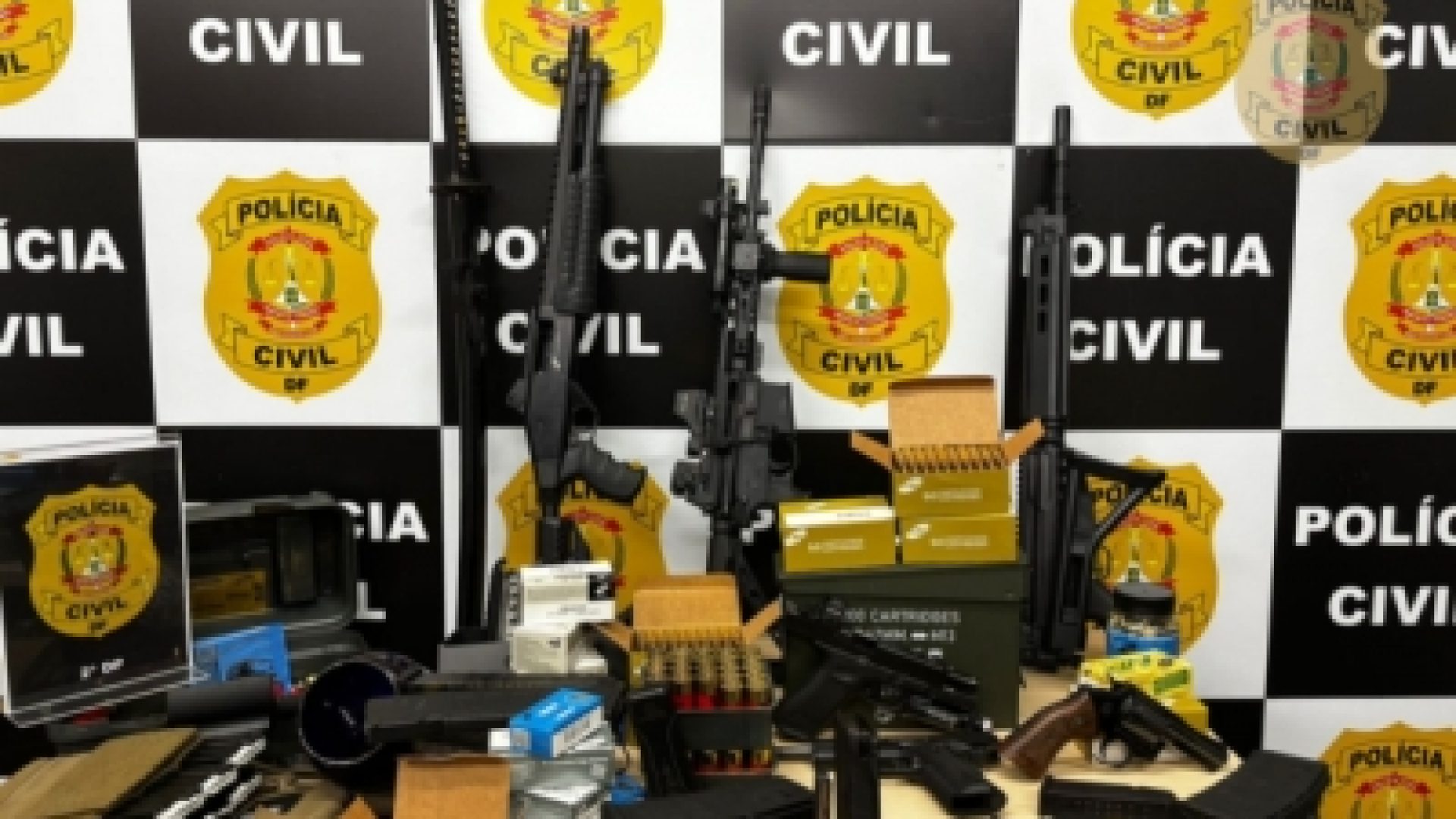 PCDF deflagra Operação Desarme e apreende arsenal na Asa Norte