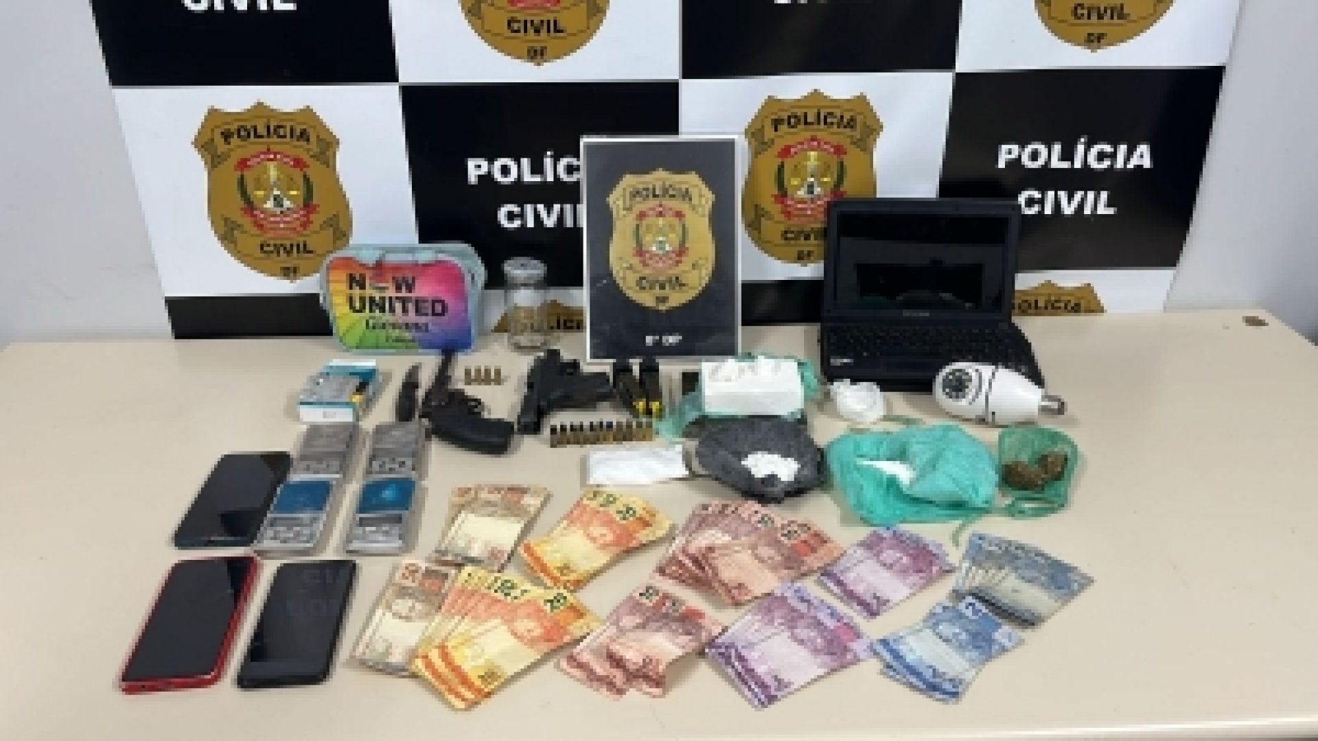 PCDF intensifica combate ao tráfico de drogas e apreende armas no Setor Santa Luzia, na Estrutural