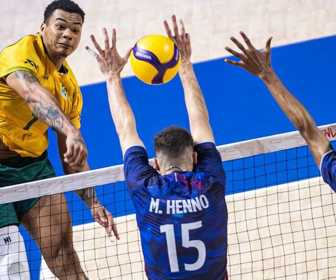 Brasil bate bicampeã olímpica França na Liga das Nações de vôlei