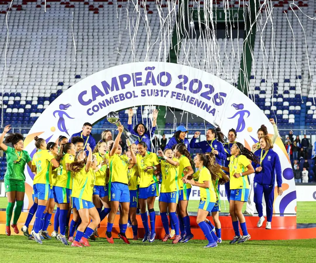Brasil derrota Argentina e é campeão Sul-Americano Sub-17 feminino
