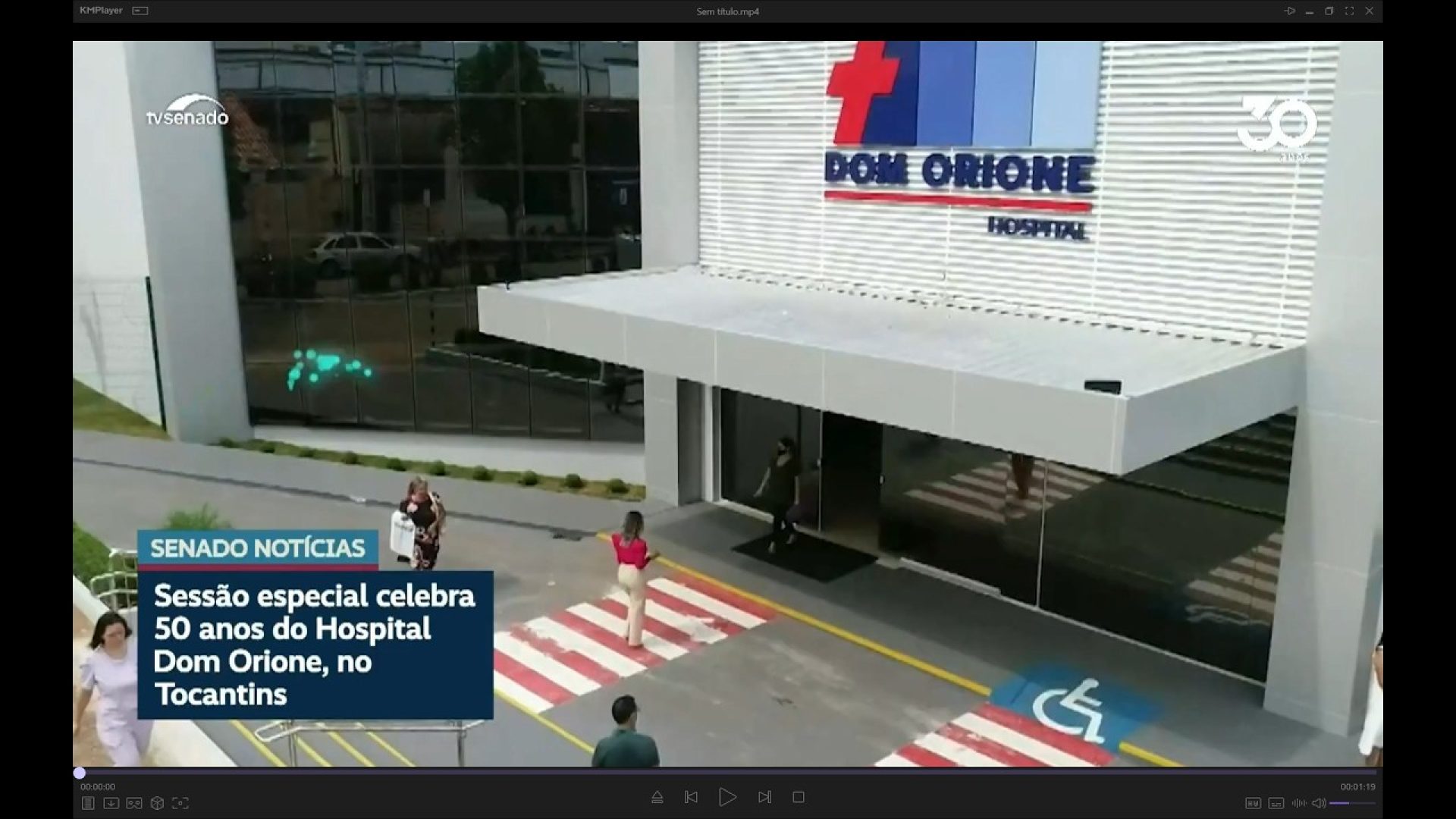 Vídeo: Sessão do Senado homenageou Hospital Dom Orione, do Tocantins