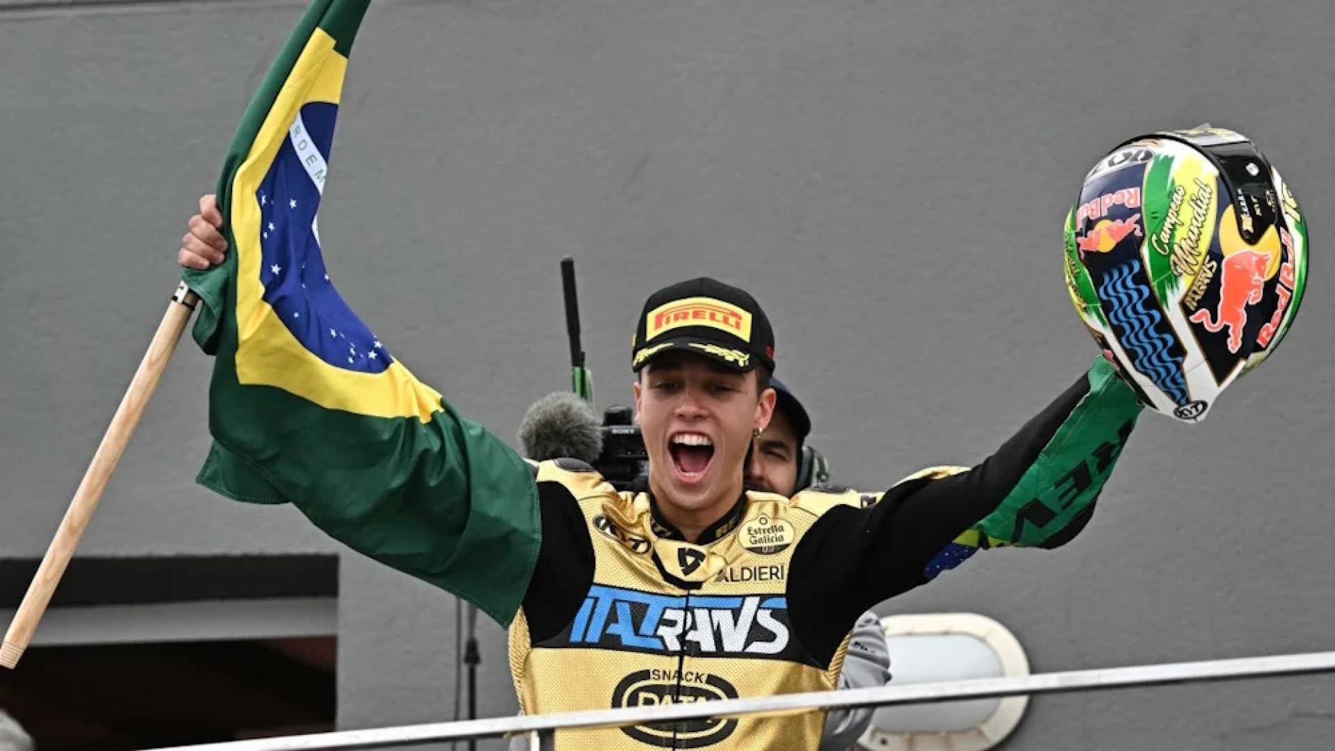 Diogo Moreira vence título inédito para Brasil na Moto2