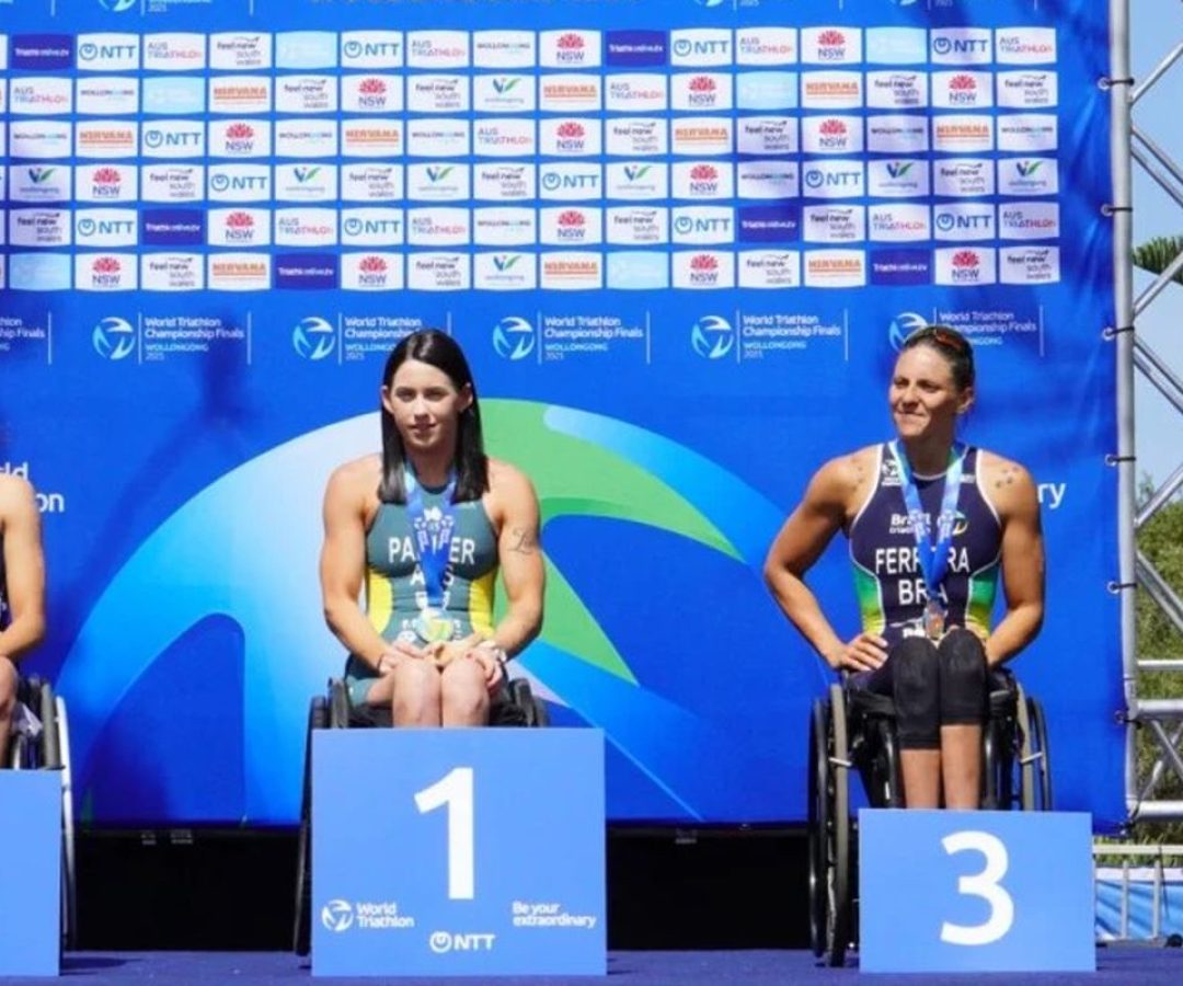 Jéssica Ferreira conquista bronze no Mundial de triatlo paralímpico