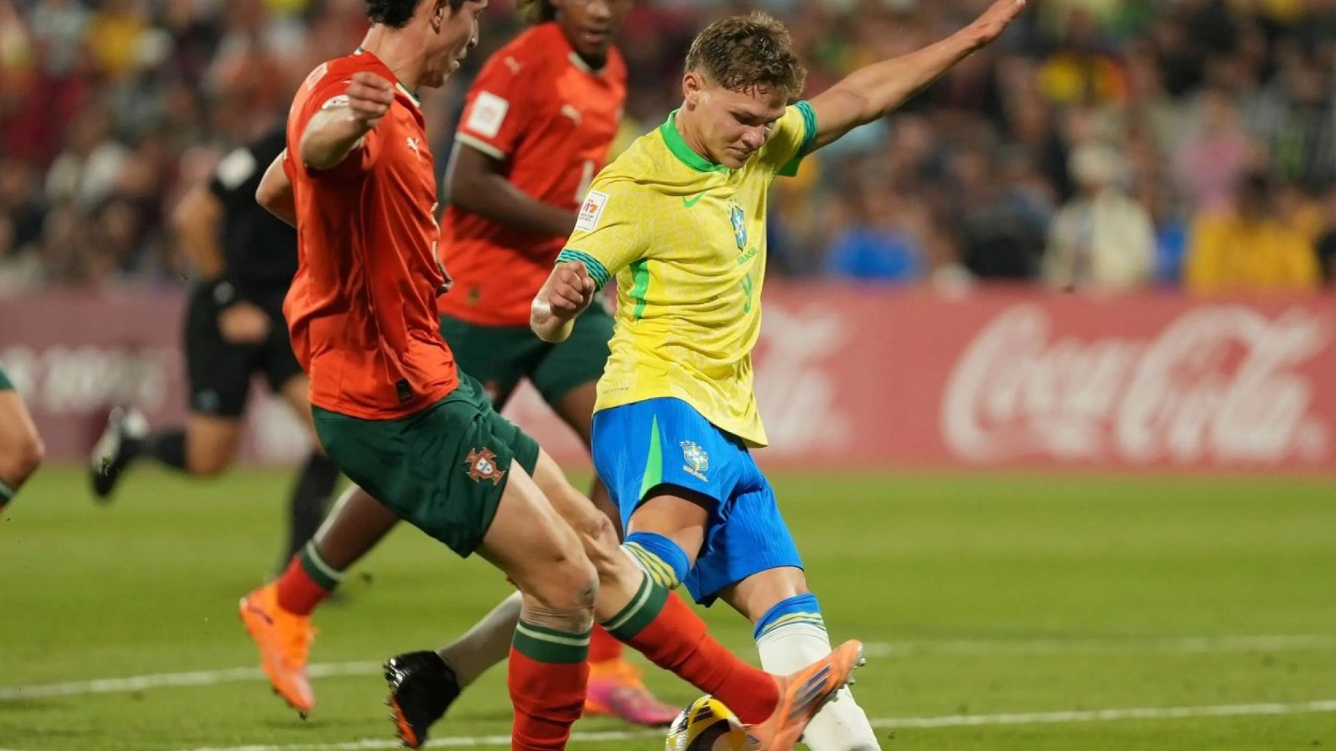 Brasil perde para Portugal e fica fora do Mundial Sub-17
