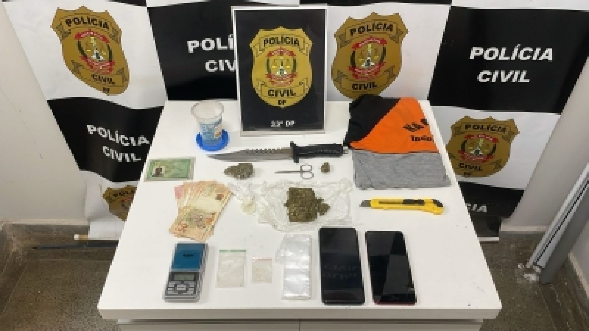 Homem é preso por tráfico na QR 207 em Santa Maria/DF