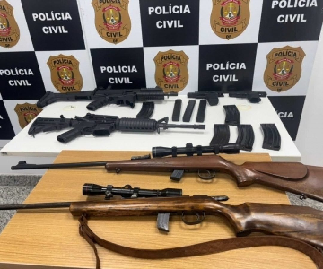 Operação Desarme – PCDF apreende arsenal irregular no Lago Norte