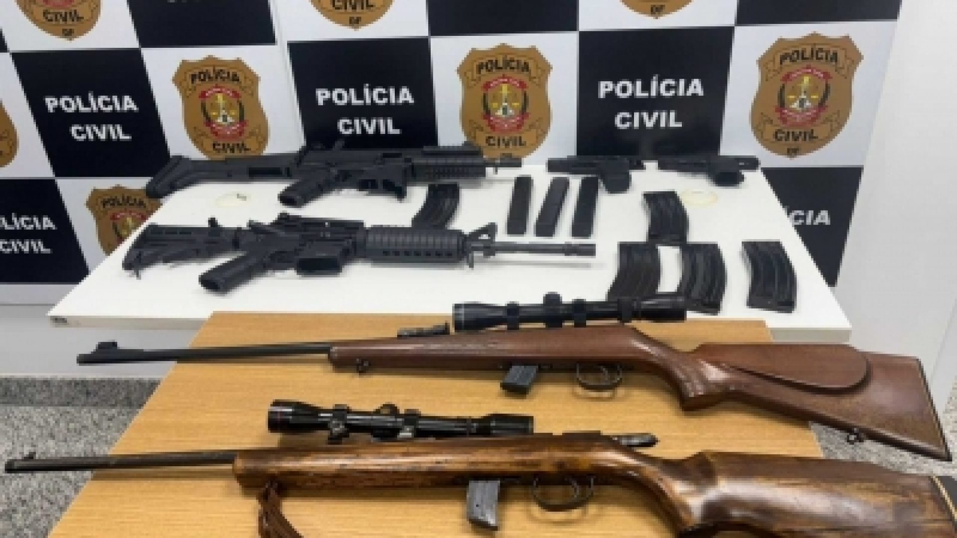 Operação Desarme – PCDF apreende arsenal irregular no Lago Norte