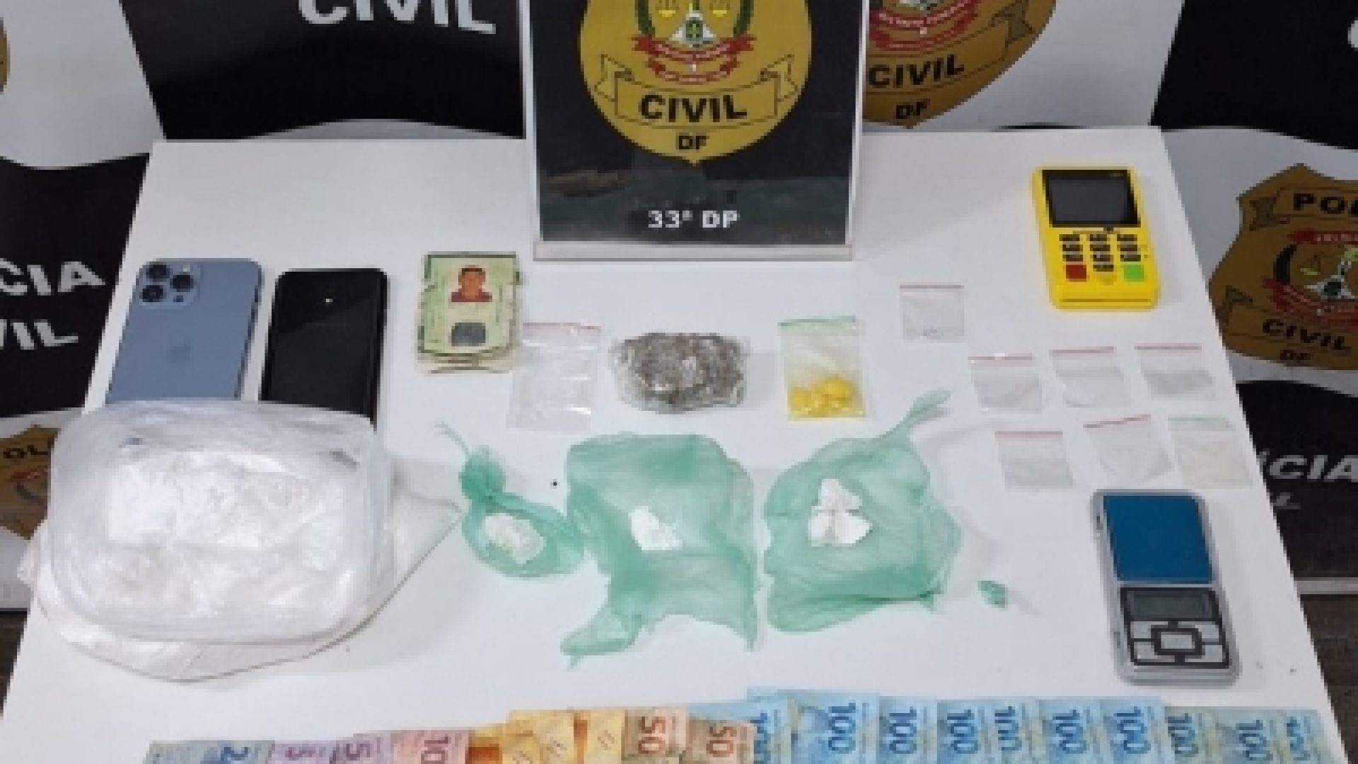 PCDF prende homem por tráfico de drogas na QR 206 em Santa Maria