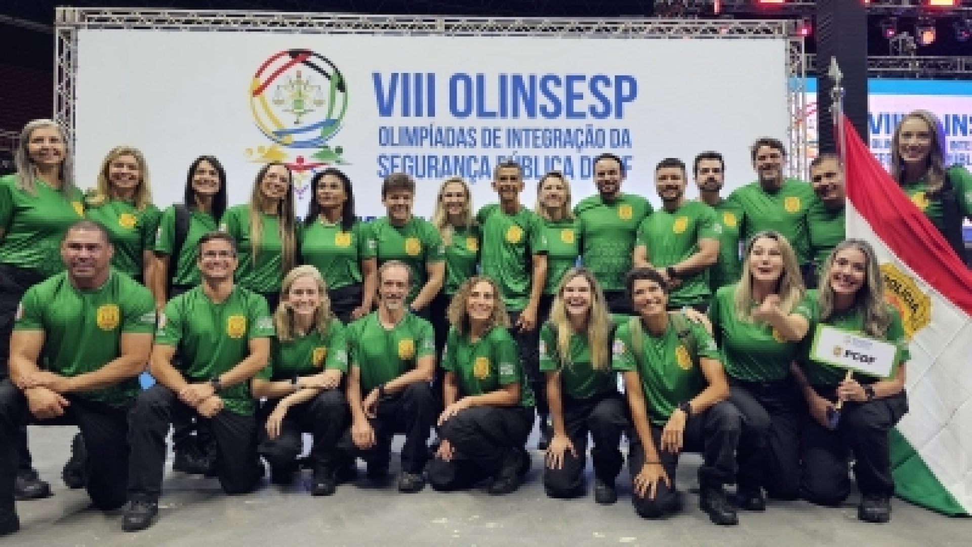 PCDF participa da abertura da VIII Olinsesp com a maior delegação de sua história