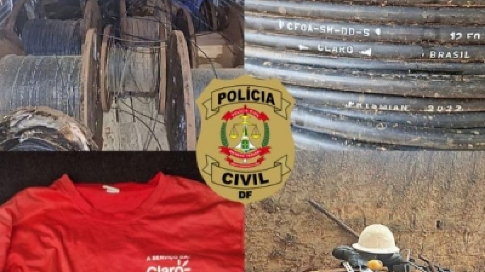 PCDF investiga furtos de cabos de energia no Cruzeiro e Sudoeste
