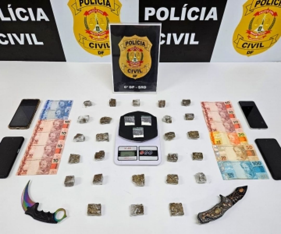 PCDF prende família em flagrante por tráfico no Paranoá