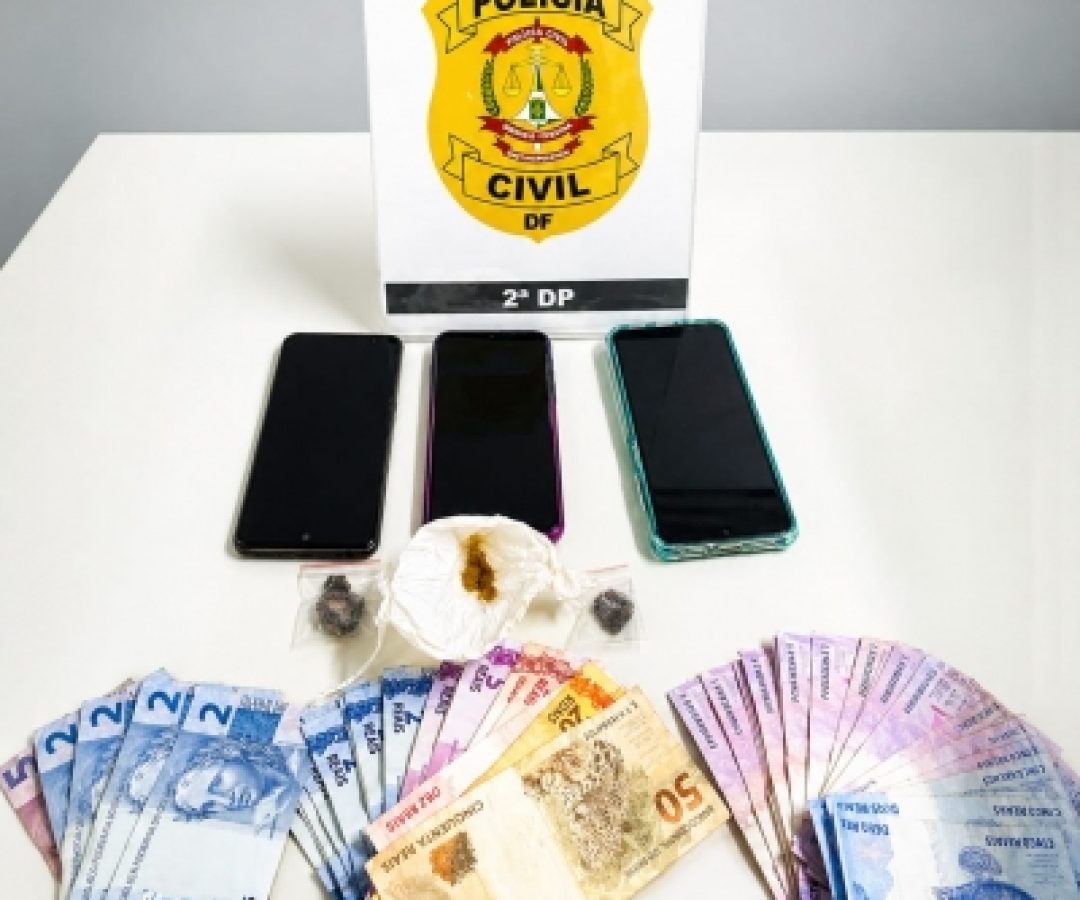 PCDF apreende droga e cabos de energia na “Favelinha” da Asa Norte/DF