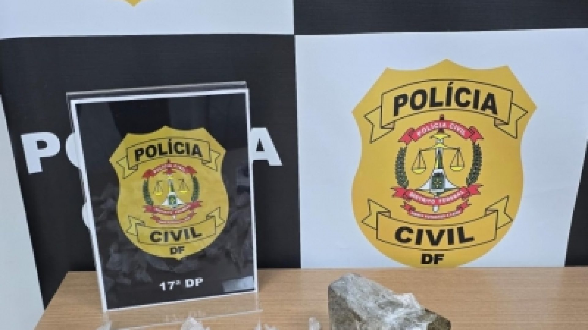PCDF prende dupla por tráfico no córrego Taguatinga