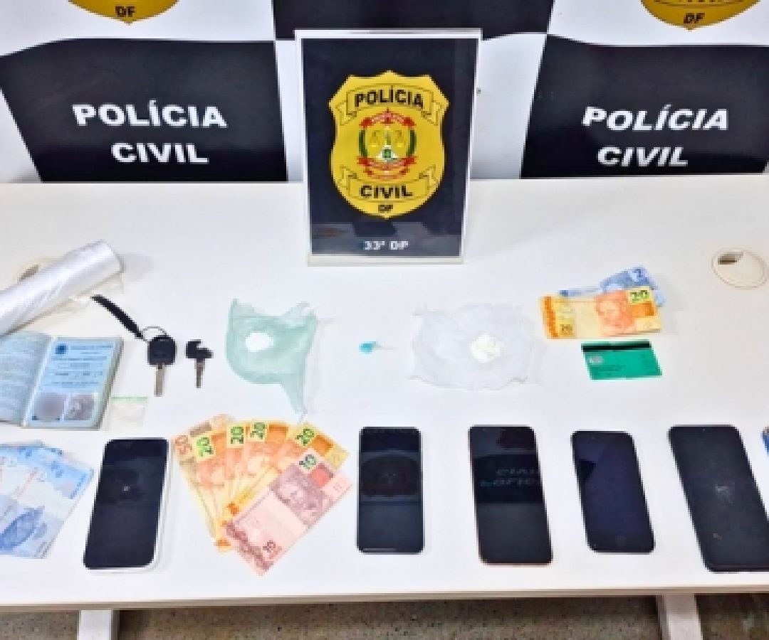 33ª DP prende três por tráfico e associação para o tráfico de droga em Santa Maria