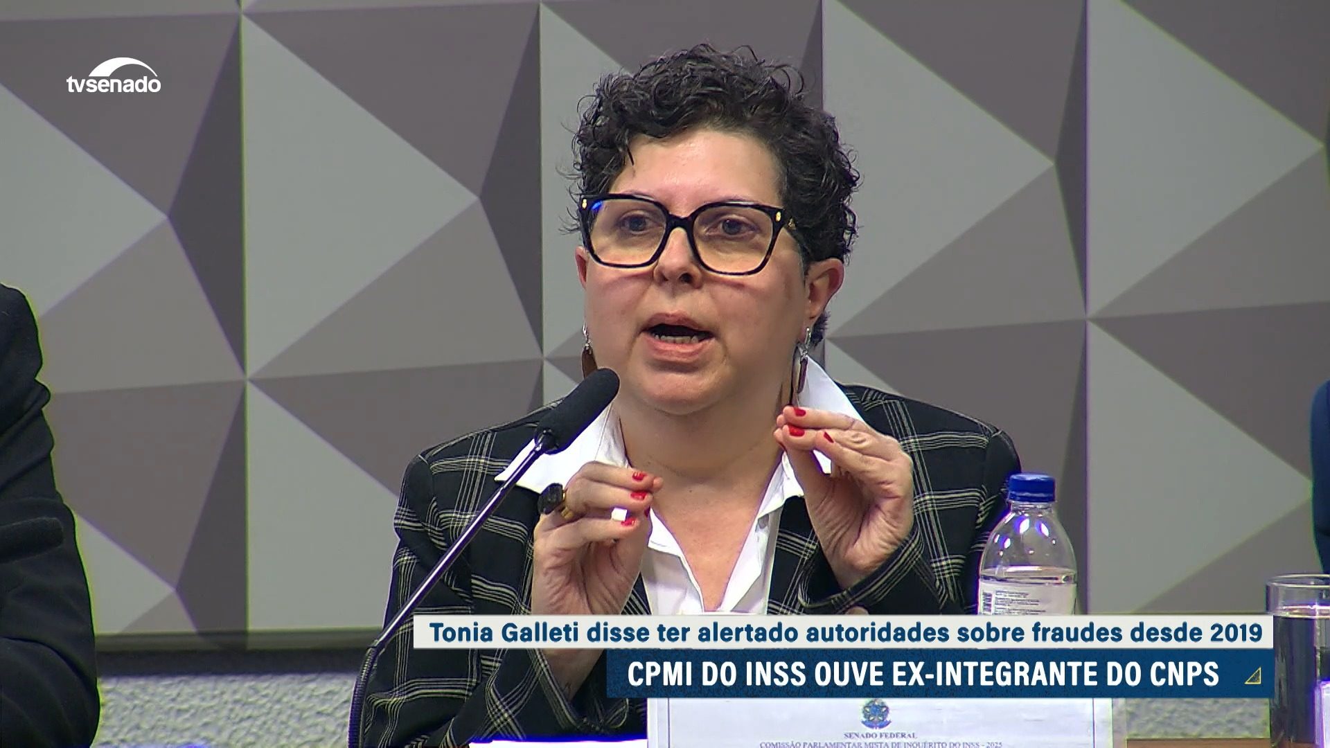 Tonia Galleti nega irregularidades e ressalta que denunciou fraudes em 2019 — Senado Notícias