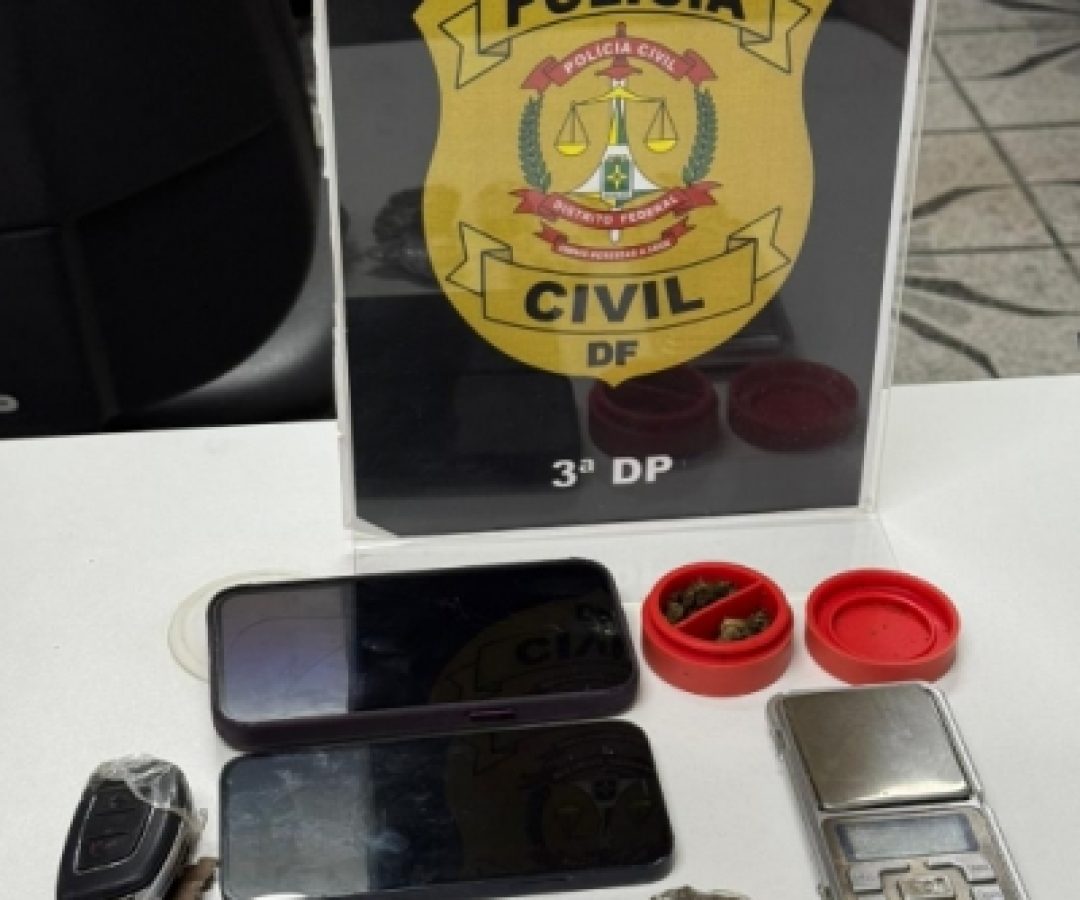 PCDF prende casal por tráfico de drogas na modalidade delivery no Sudoeste