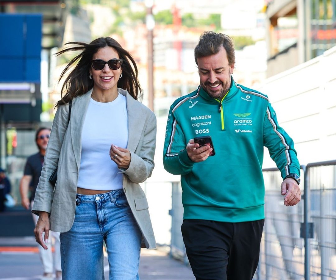 Namorada de Alonso exibe barrigão e confirma rumores