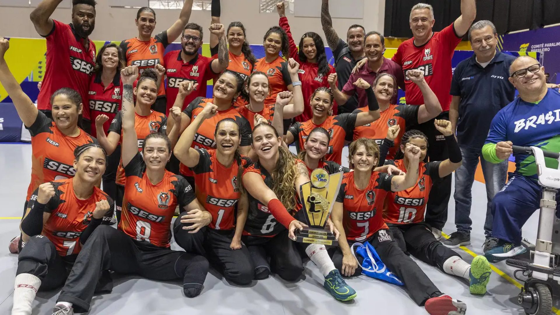 Sesi-SP conquista Campeonato Brasileiro de vôlei sentado feminino
