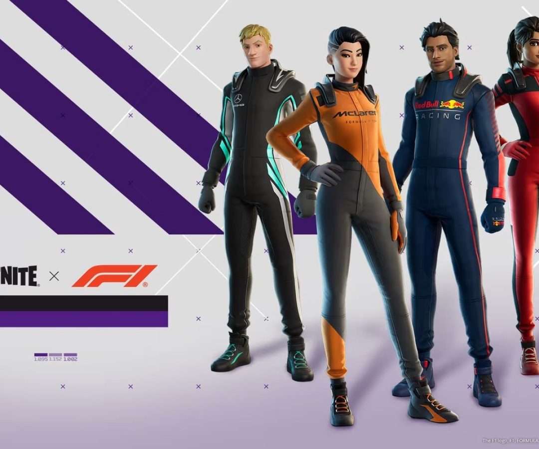 F1 faz parceria com Fortnite e lança itens das equipes