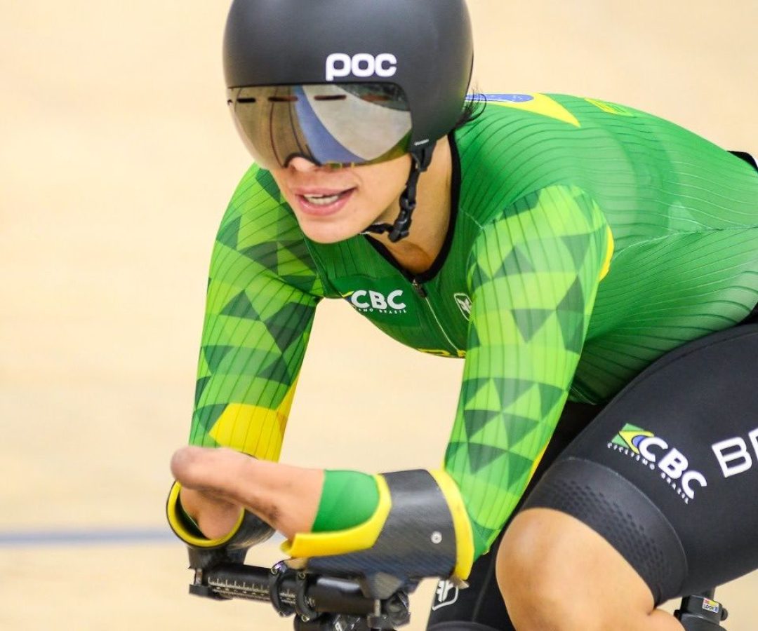 Sabrina Custódia voltou a brilhar no Mundial de ciclismo de pista