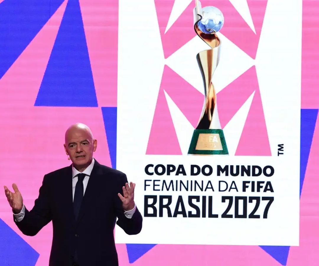 Fifa lança marca da Copa Feminina 2027 em evento no Rio de Janeiro